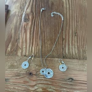 Brighton necklace and matching earrings